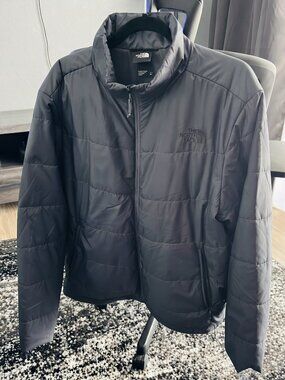 The North Face Junction Insulated Jacket XL Black Full Zip Lightweight Coat